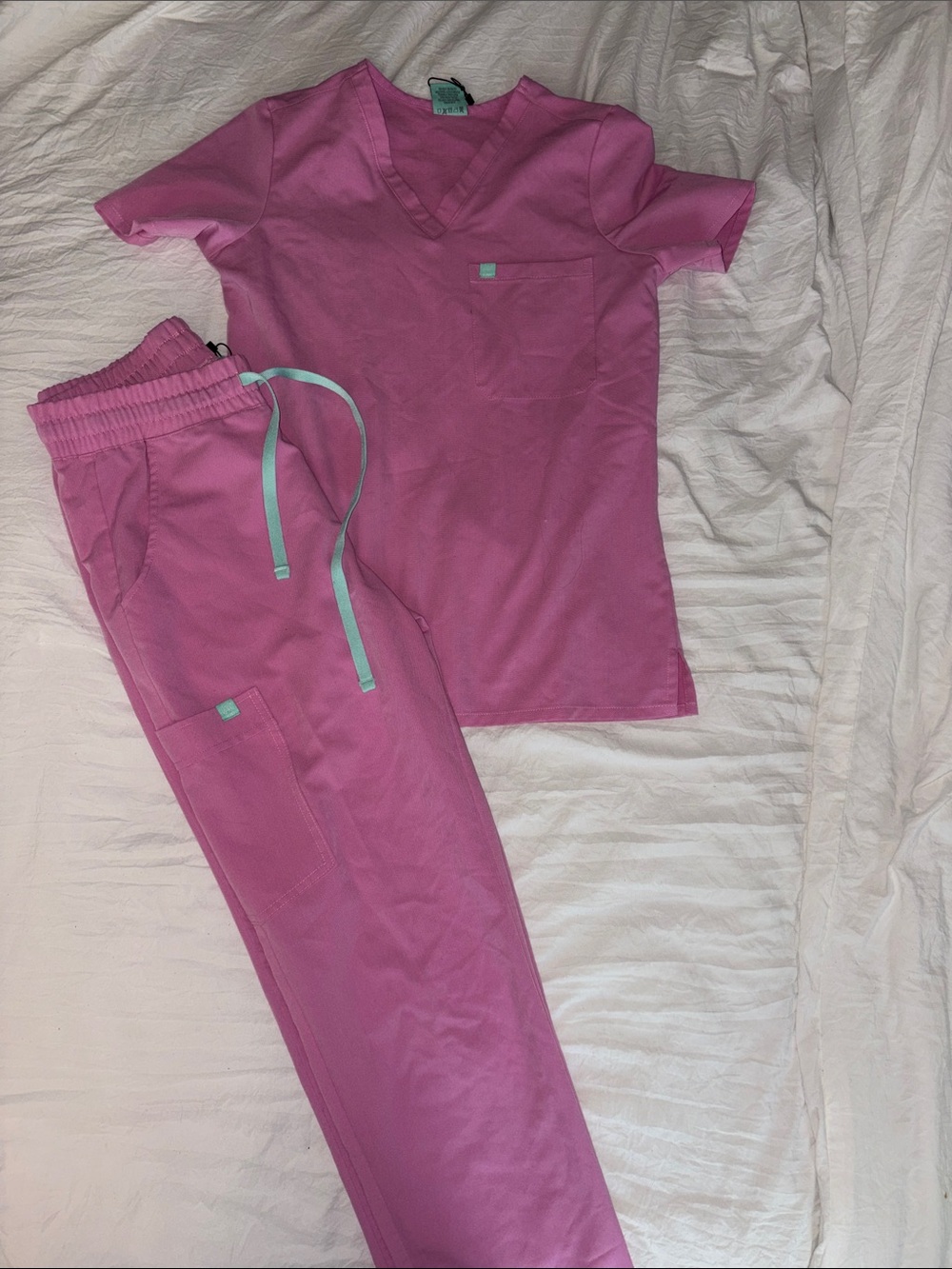 Pink Garde Malade Scrub Set